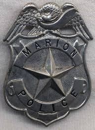 Marion Police Department Badge