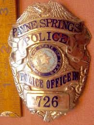 Payne Springs Police Department Badge