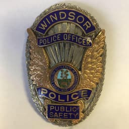 Windsor Police Department Badge