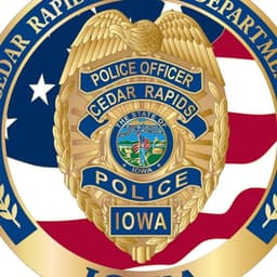 Cedar Rapids Police Department Badge