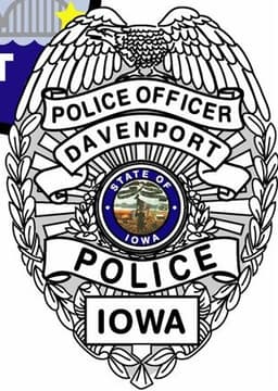 Davenport Police Department Badge