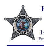 Burnham Police Department Badge