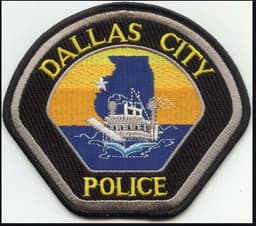 Dallas City Police Department Badge