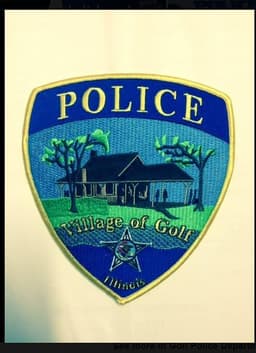 Golf Police Department Badge