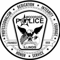 Woodridge Police Department Badge
