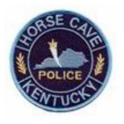 Horse Cave Police Department Badge