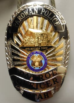 Parowan Police Department Badge