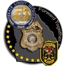 Dekalb County Police Department Badge